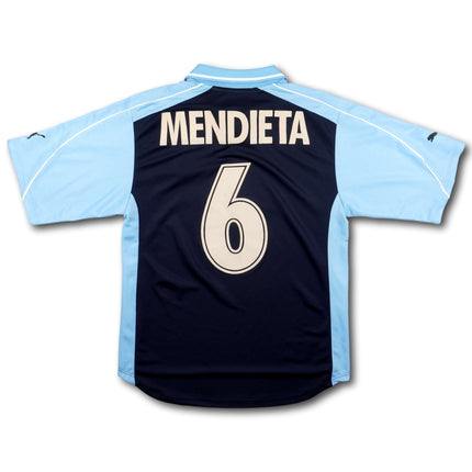 Lazio Rom 2001-02 Trikot auswärts - MENDIETA #6 - 6/10 - [M]