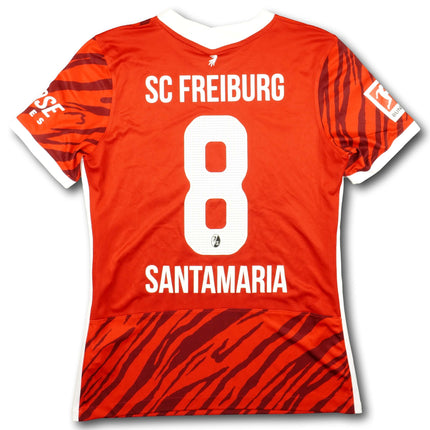 SC Freiburg 2021-22 Trikot heim - SANTAMARIA #8 - 9/10 - [L]
