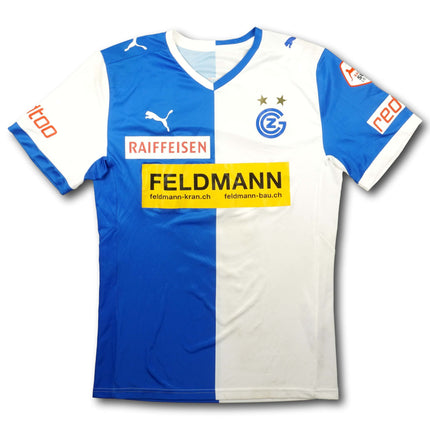 GC Zürich 2012-13 Trikot heim Player Issue Cupsieger - ABRASHI #8 - 7/10 - [L]