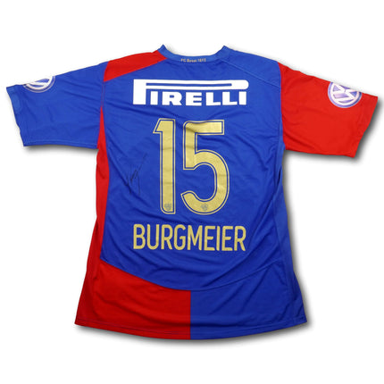 FC Basel 2006-08 Trikot heim Meistersaison (07/08) signiert - BURGMEIER #15 - 7/10 - [L]