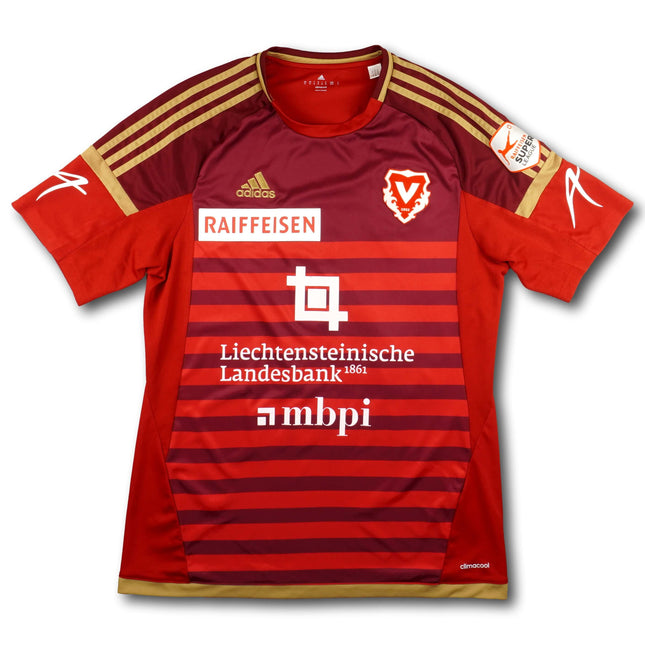 FC Vaduz 2015-17 Trikot heim Player Issue - MUNTWILER #27 - 7/10 - [M]