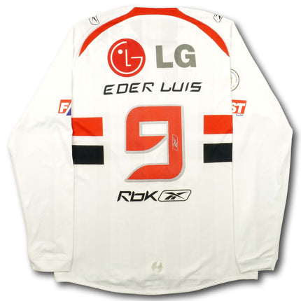 São Paulo FC 2008 Trikot heim Meistersaison - L/S - EDER LUIS #9 - 8/10 - [M]