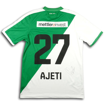 FC St. Gallen 2016-17 Trikot heim signiert - AJETI #27 - 8/10 - [L]