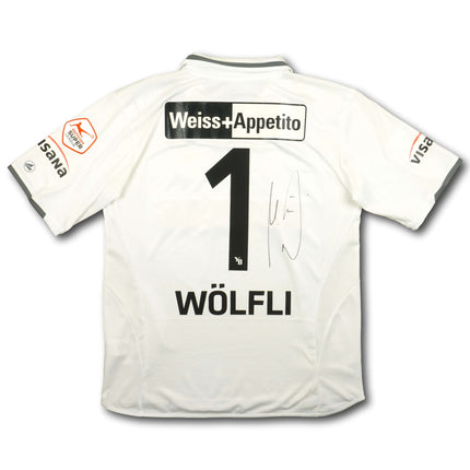BSC Young Boys 2012-13 Trikot torhüter Player Issue signiert - WÖLFLI #1 - 9/10 - [L]
