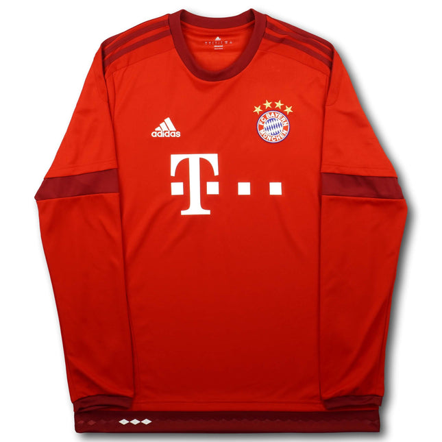 FC Bayern München 2015-16 Trikot heim Double-Sieger - L/S - 9/10 - [L]