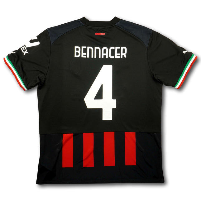 AC Milan 2022-23 Trikot heim - BENNACER #4 - 7/10 - [L]