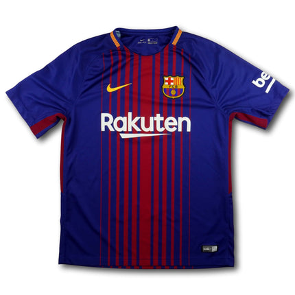 FC Barcelona 2017-18 Trikot heim Meistersaison - 9/10 - [M]