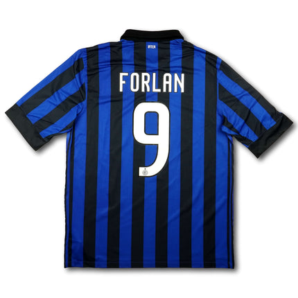 Inter Mailand 2011-12 Trikot heim - FORLAN #9 - 8/10 - [L]