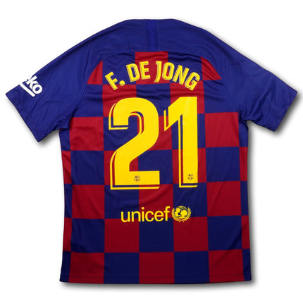FC Barcelona 2019-20 Trikot heim - F. DE JONG #21 - 9/10 - [L]