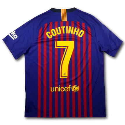 FC Barcelona 2018-19 Trikot heim Meistersaison - COUTINHO #7 - 7/10 - [L]