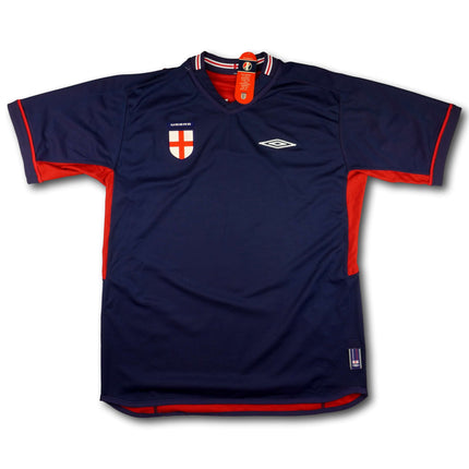England 2002 Trikot auswärts BNWT - Reversible - BECKHAM #7 - 8/10 - [L]