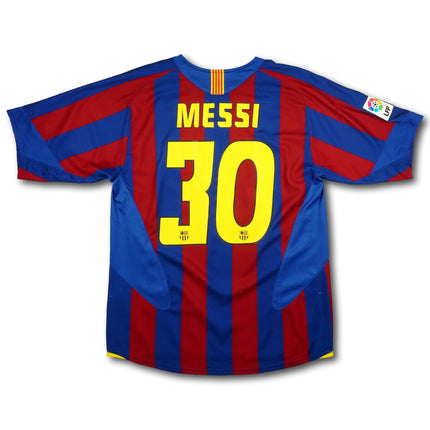 FC Barcelona 2005-06 Trikot heim Double-Sieger - MESSI #30 - 7/10 - [M]