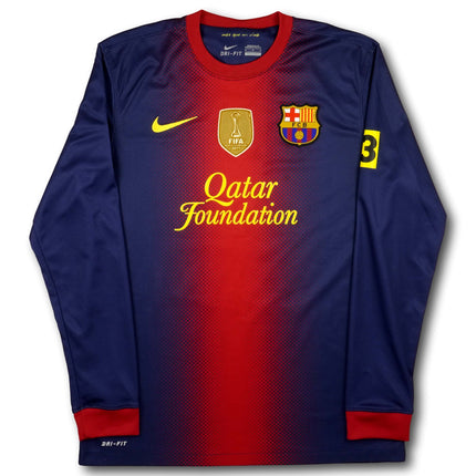FC Barcelona 2012-13 Trikot heim Meistersaison - L/S - MESSI #10 - 7/10 - [M]