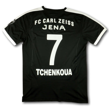 FC Carl Zeiss Jena 2017-18 Trikot heim - TCHENKOUA #7 - 9/10 - [M]