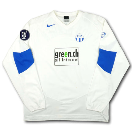 FC Zürich 2005-06 Trikot heim Meistersaison - L/S - VON BERGEN #4 - 7/10 - [L]