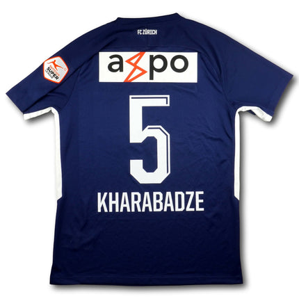 FC Zürich 2019-20 Trikot auswärts Player Issue - KHARABADZE #5 - 9/10 - [L]
