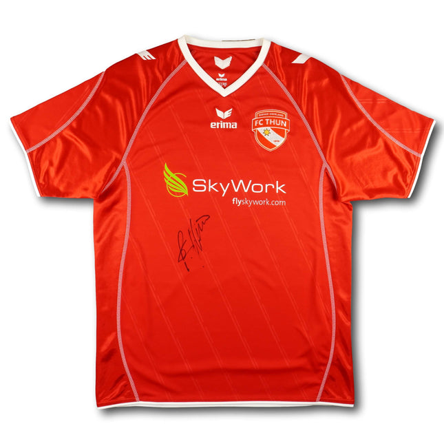 FC Thun 2011-12 Trikot heim signiert - LÜTHI #33 - 9/10 - [M]