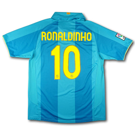FC Barcelona 2007-09 Trikot auswärts Triple-Saison (08/09) - RONALDINHO #10 - 9/10 - [L]