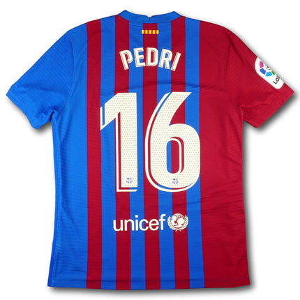 FC Barcelona 2021-22 Trikot heim Player Specs - PEDRI #16 - 9/10 - [L]