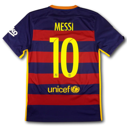 FC Barcelona 2015-16 Trikot heim Double-Sieger - MESSI #10 - 5/10 - [S]