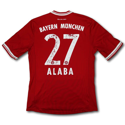 Trikot FC Bayern München - #4 Alaba - 2013/2014 - M - Adidas - Abbildung Vorderseite