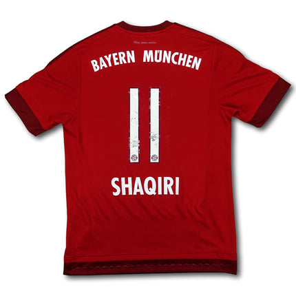 Trikot FC Bayern München - #11 Shaqiri- 2015/2016 - M - Adidas - Abbildung Vorderseite