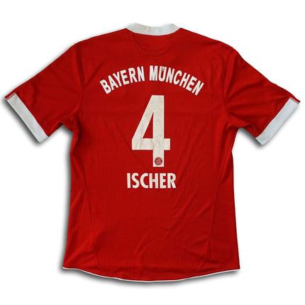 Trikot FC Bayern München - #4 Ischer - 2009/2010 - L - Adidas - Abbildung Rückseite