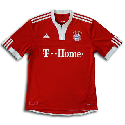 Trikot FC Bayern München - #4 Ischer - 2009/2010 - L - Adidas - Abbildung Vorderseite
