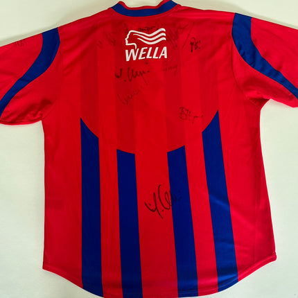 FC Basel 2000-01 heim L signiert vintage Nike