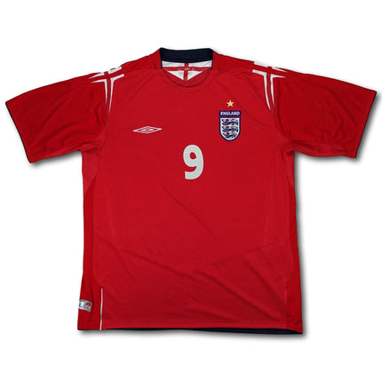 Trikot England - #9 Rooney - 2004/2006 - XL - Umbro - Abbildung Rückseite