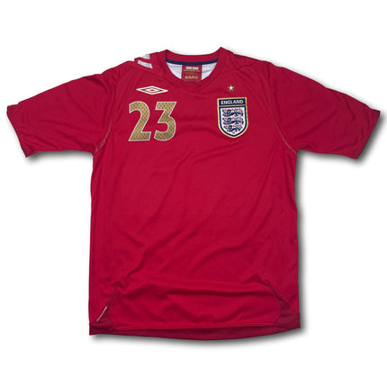 England 2006-08 auswärts Umbro M WALCOTT #23
