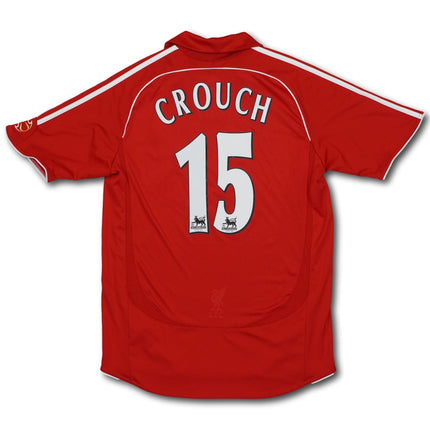 Liverpool FC 2007-08 heim L CROUCH #15 adidas