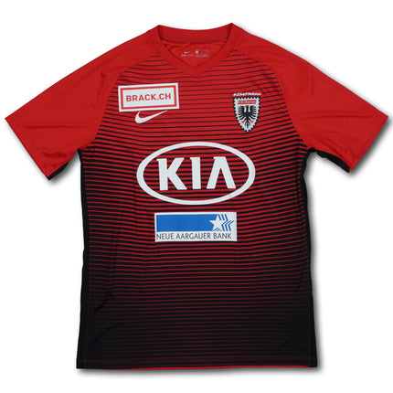 FC Aarau 2018-19 auswärts L SCHNEUWLY #15 matchworn Nike