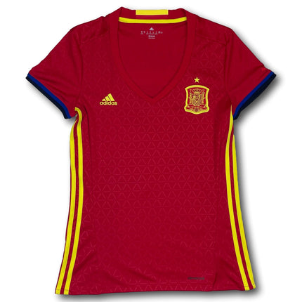 Trikot Spanien - 2016/2017 - Girls M - Adidas - Abbildung Vorderseite