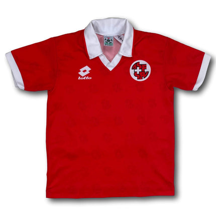 Trikot Schweiz - 1995/1995 - Kids L / 164 - Lotto - Abbildung Vorderseite