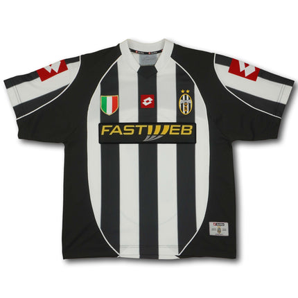Juventus 2002-03 heim M TREZEGUET #17 vintage Lotto