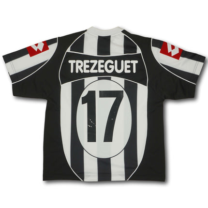 Juventus 2002-03 heim M TREZEGUET #17 vintage Lotto