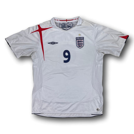 England 2005-07 heim Umbro L ROONEY #9