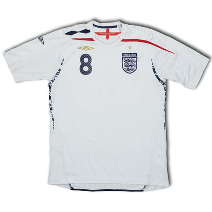 England 2007-09 heim L LAMPARD #8 Umbro