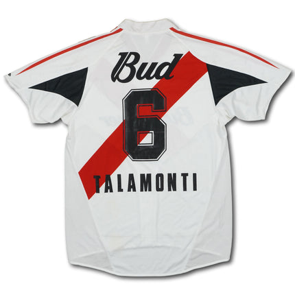 River Plate 2005 heim M TALAMONTI #6 matchworn adidas